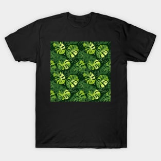 Tropical Minimalism: Monstera Leaf Elegance T-Shirt